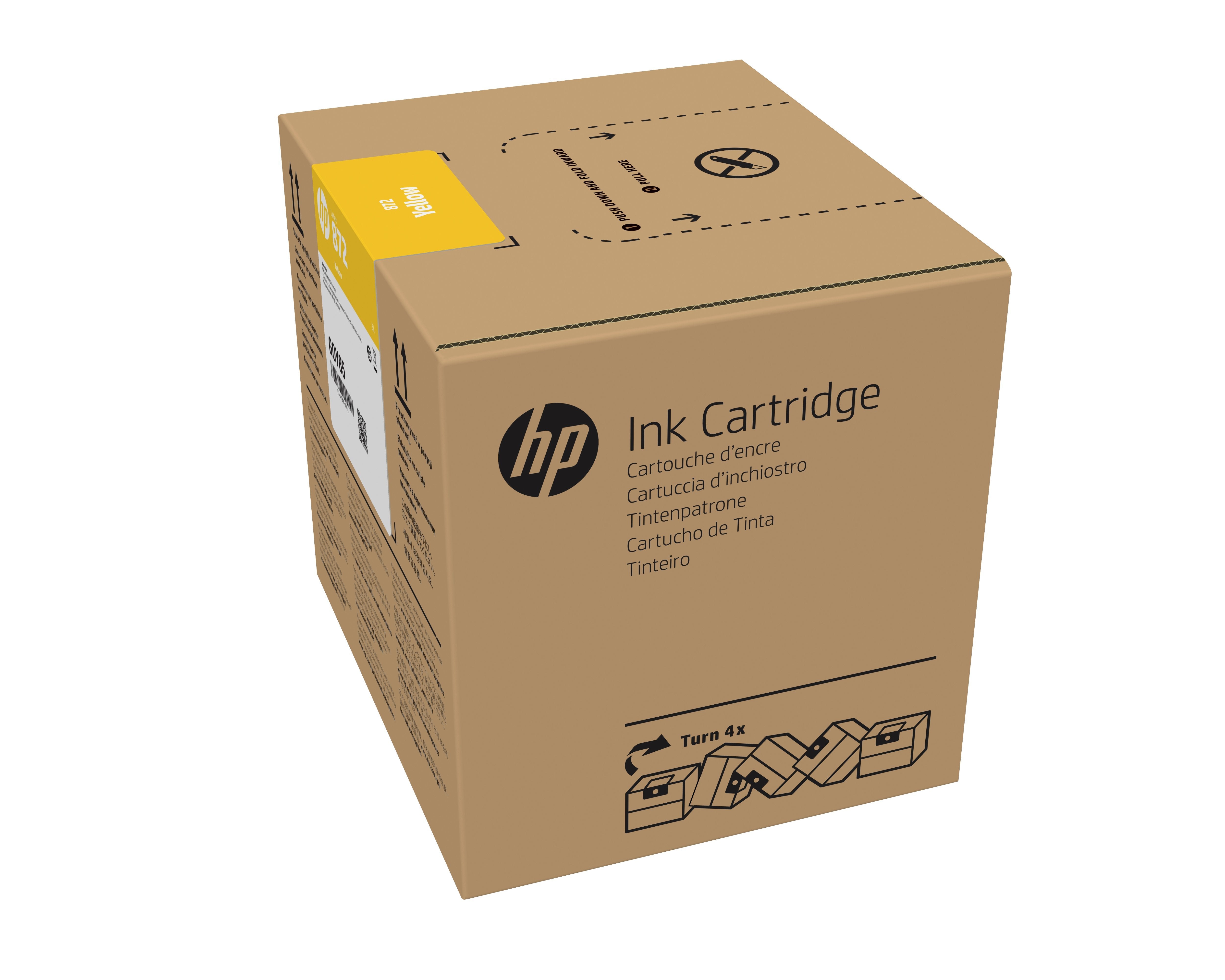 EAN 190780600863 - HP 872 3-liter Yellow Latex Ink Cartridge cabeza de impresora imagen 1