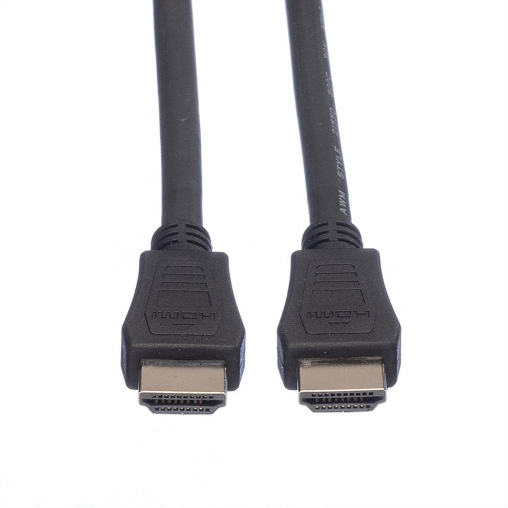 Value Hdmi High Speed Cable Mit Ethernet, Lsoh, Schwarz, 7,5 M