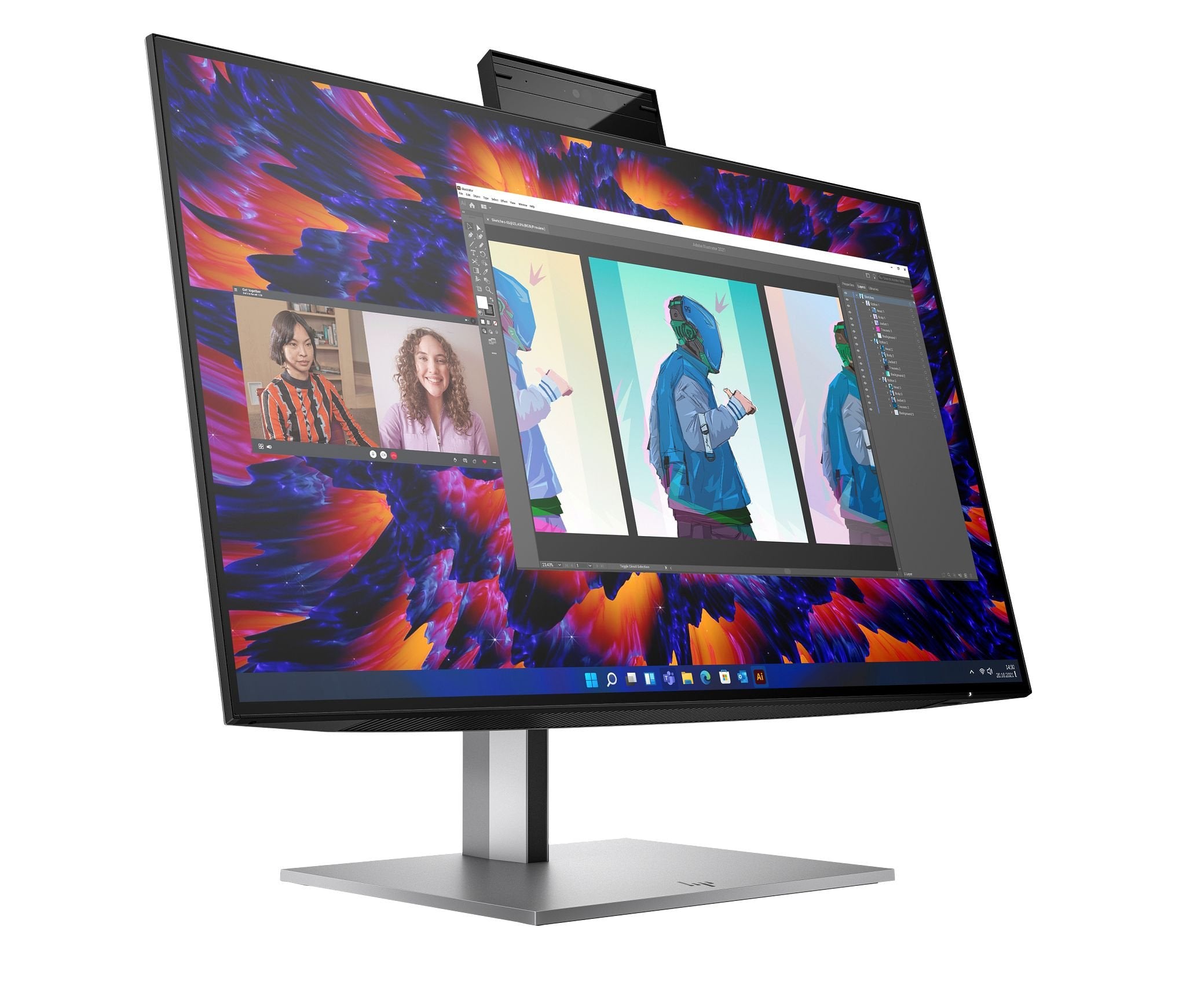 EAN 5715063348925 - HP Z24m G3 QHD Conferencing Display pantalla para PC 60,5 cm (23.8") 2560 x 1440 Pixeles Quad HD LCD Plat imagen 2