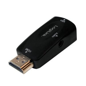 Logilink Cv0107 Adaptador De Cable Hdmi Vga Negro