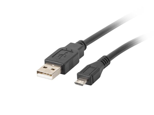 Lanberg Cable Ca-Usbm-10cc-0003-Bk Usb Macho A Micro Usb Macho,Negro,30 CentaMetros