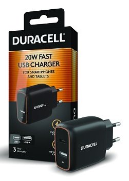 Duracell 20w 1c+1a Usb Charger Dracusb19-Eu