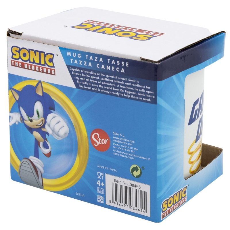 EAN 8412497084654 - Stor Sonic tazón Blanco, Azul, Negro, Amarillo Universal 1 pieza(s) imagen 4