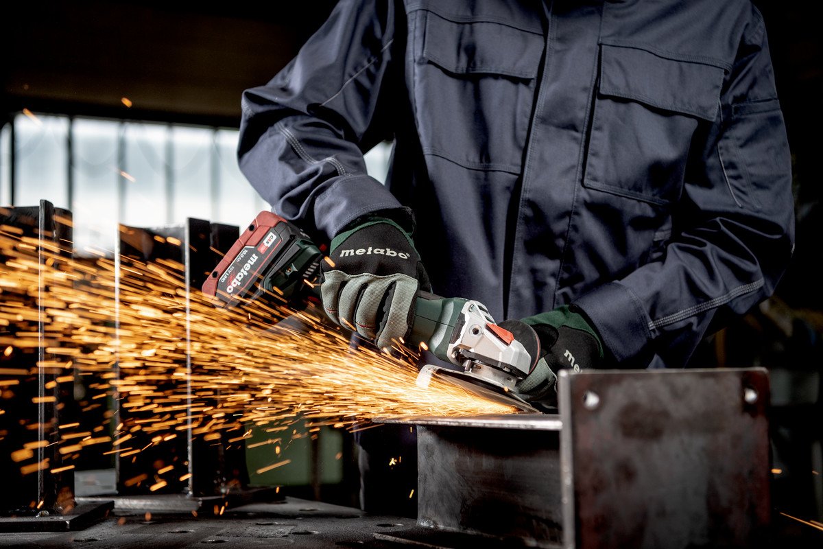 Metabo Wvb 18 Lt Bl 11-125 Quick Cordless Angle Grinder
