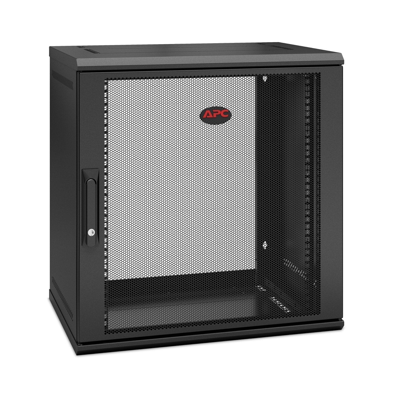 Apc Netshelter Wx 12u Single Hinged Wall-Mount Enclosure 400mm Deep Bastidor De Pared Negro