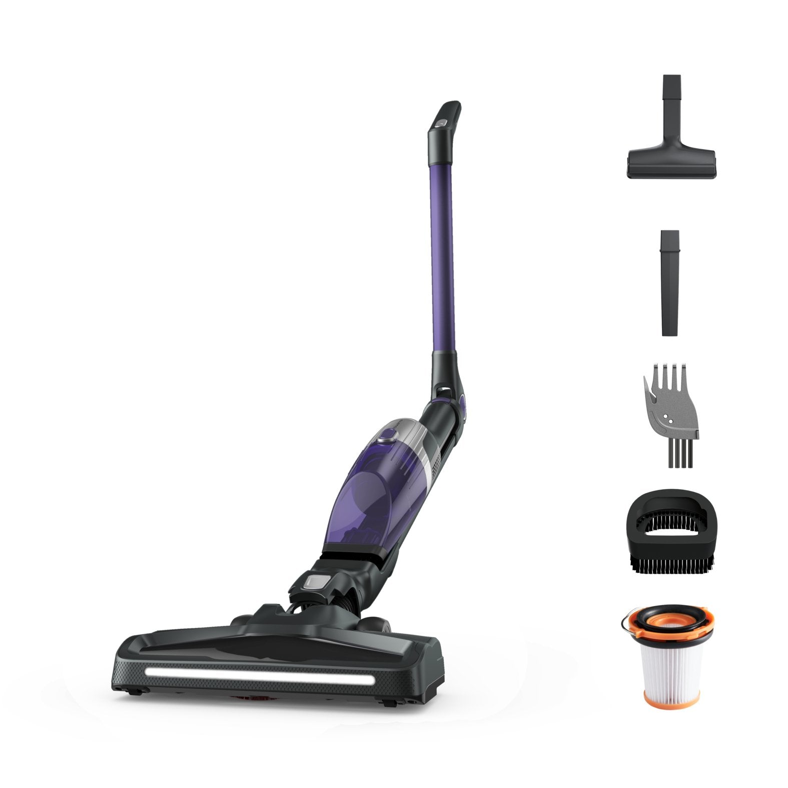 Aspirador  Rowenta Xtrem Compact 2-En-1 Rh1238 Negro/Morado