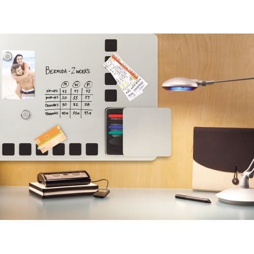 Nobo Quartetplaca Combinada610 X 390 Mmmagnticonegro, Plata