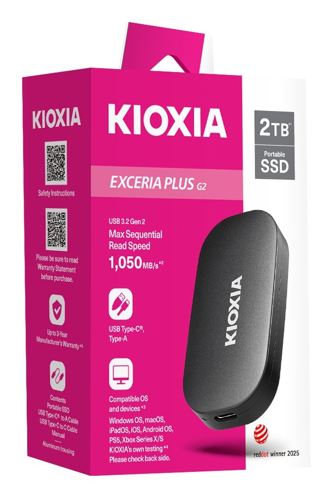 Kioxia Exceria Plus G2 Portable Ssd 500g