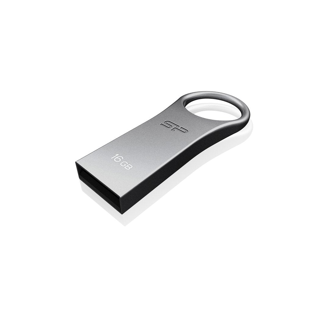 Pendrive 16gb Silicon Power Usb2.0  F80 Silver/Zinc Case