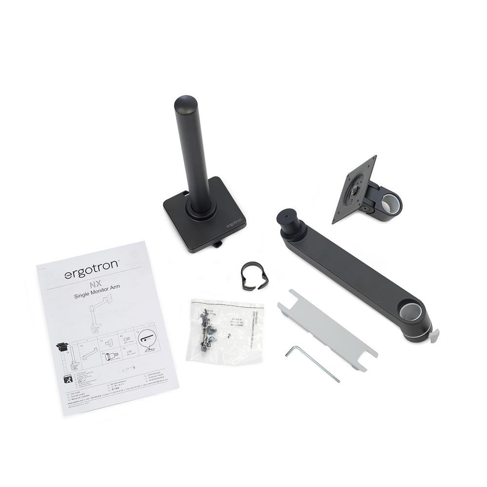 Soporte De Monitor Ergotron 45-669-224,  Negro (Mate)