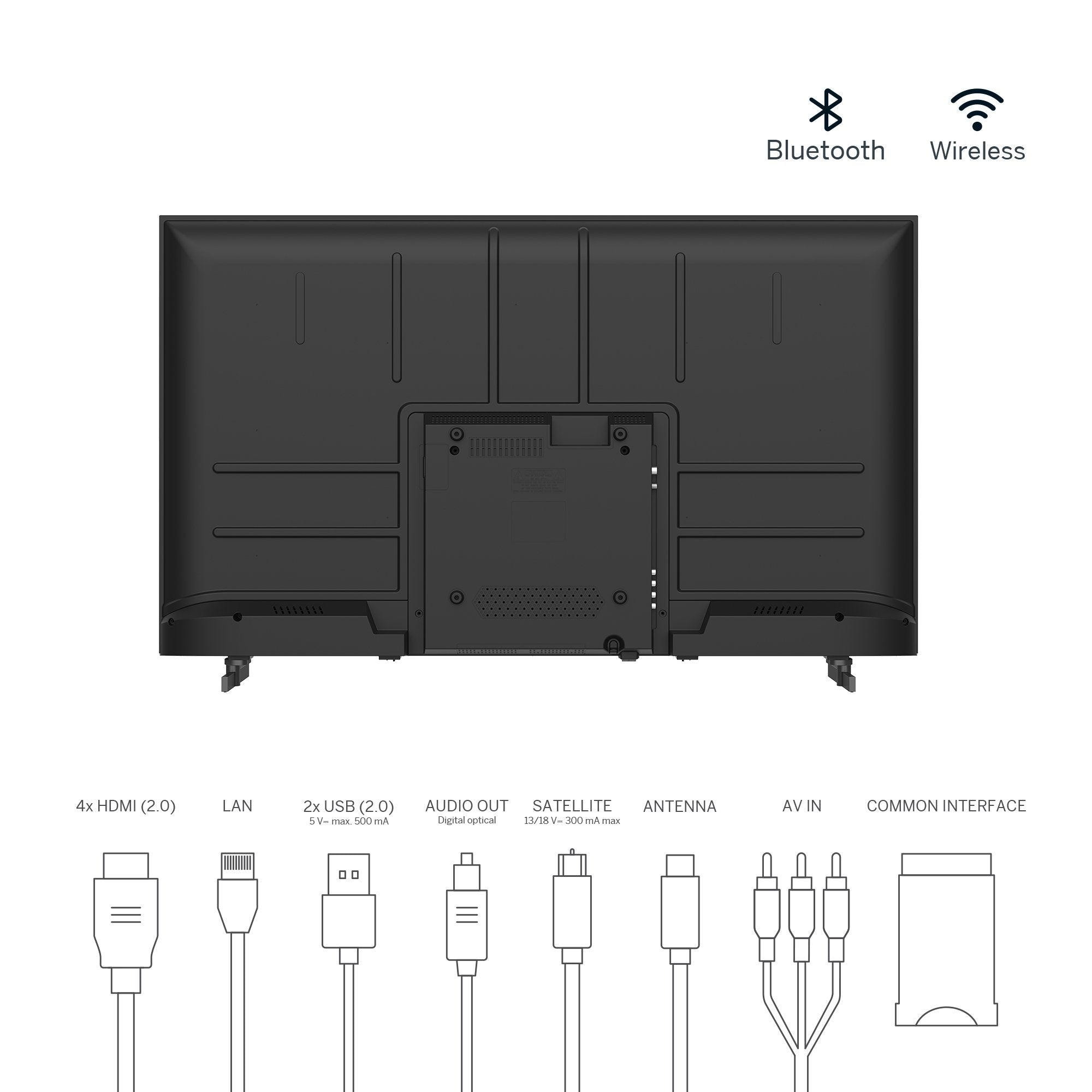 Televisor 43 Thomson 43qa2s13 Qled 4k  3840x2160 Smart Tv  4xhdmi Audio 16w Vesa 200x200