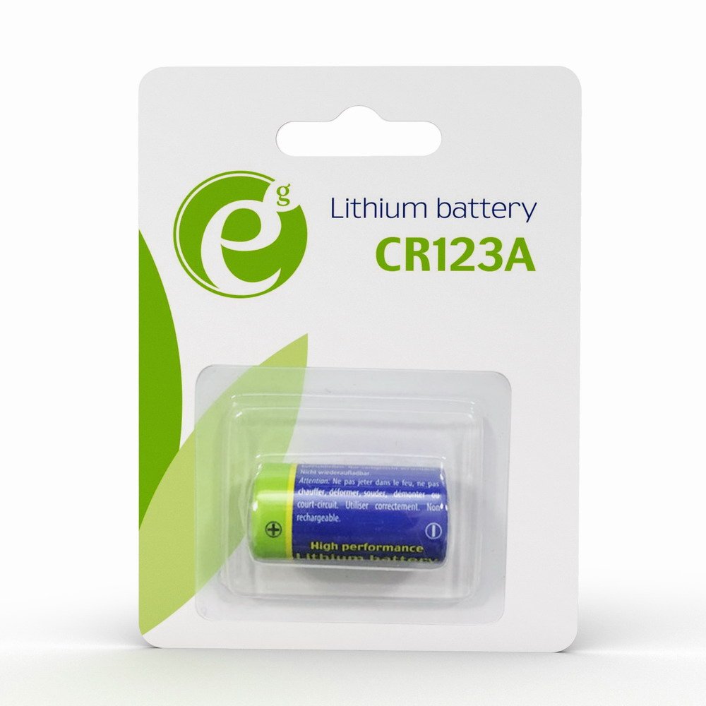 Gembird Eg-Ba-Cr123-01 Energenie Lithium Cr123 Battery, 3v, Blister