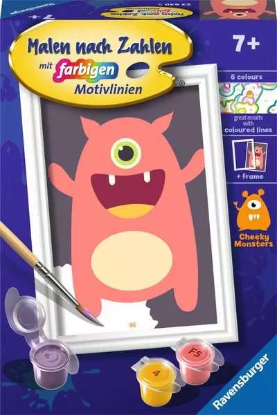 Ravensburger Creart - Red Monster, Pintura 23630