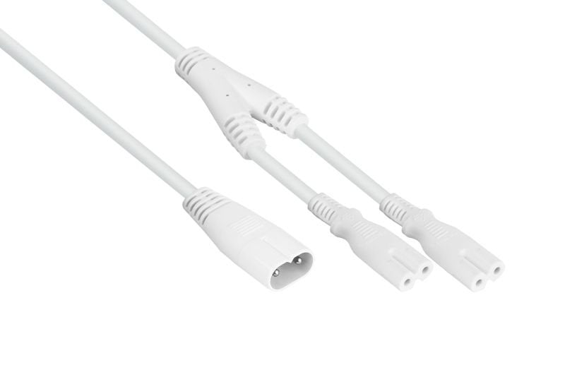 Kabelmeister Splitter-Netzkabelstk.C8-2xbu.C7 Eu,0,3m 30cm