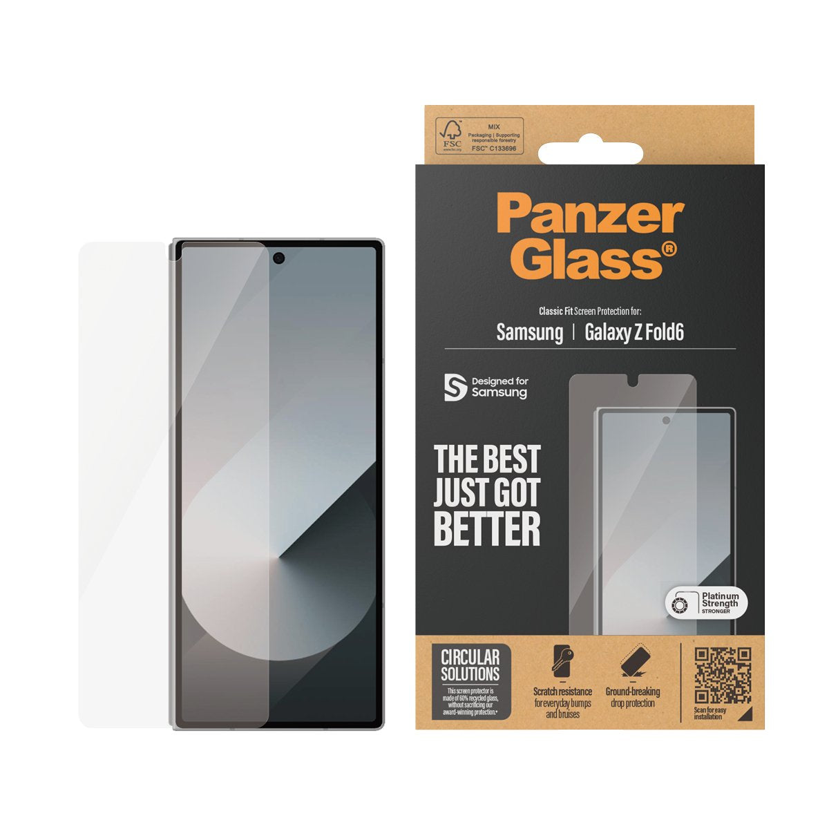 EAN 5715685001437 - PanzerGlass ® Screen Protector Samsung Galaxy Z Fold6 | Classic Fit Protector de pantalla 1 pieza(s) imagen 2