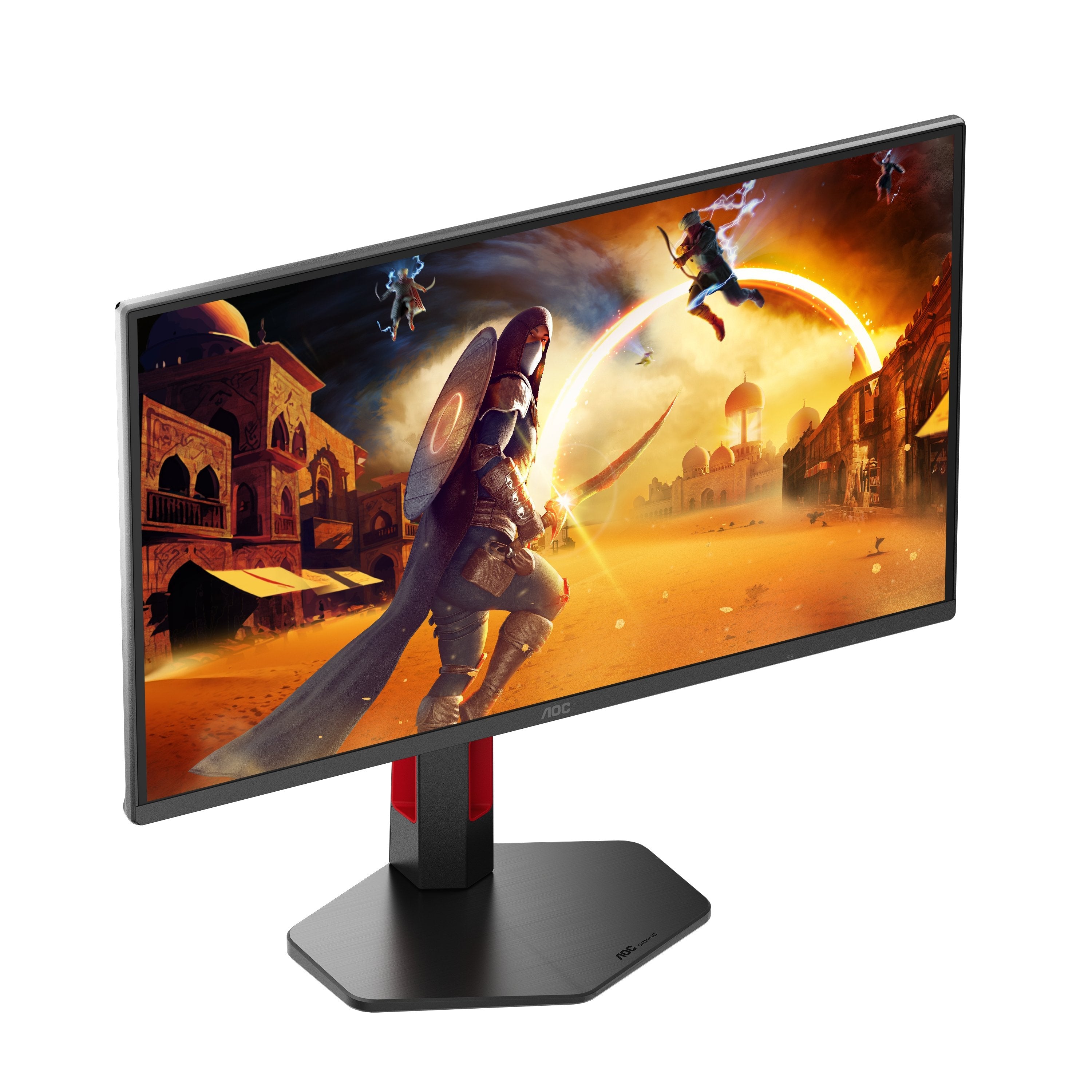 Monitor Aoc G4 Q25g4sr  24.5" 2560 X 1440 Pixeles Quad Hd Led Negro, Rojo