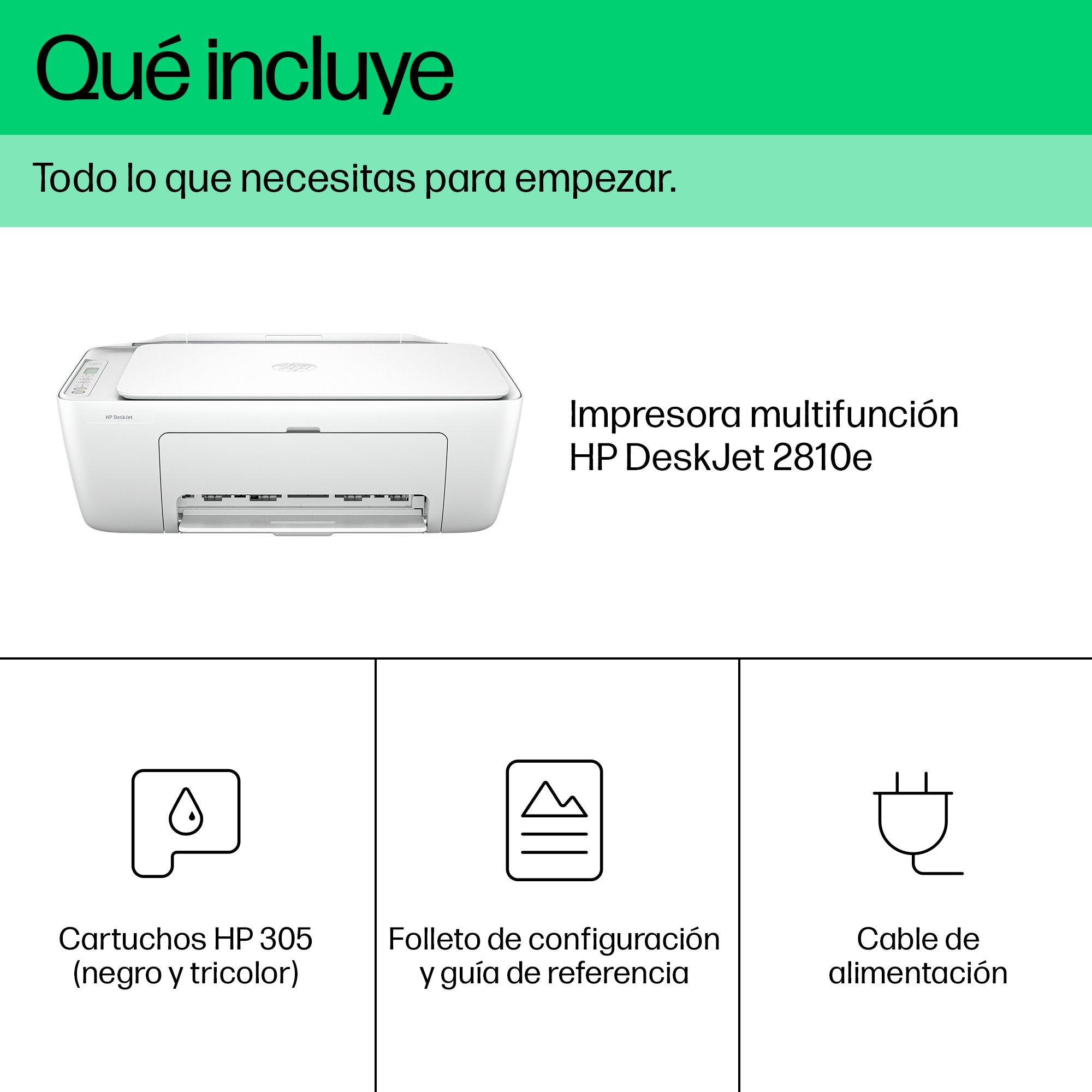 EAN 0196337820074 - HP DeskJet 2810e All-in-One Printer Inyección de tinta térmica A4 4800 x 1200 DPI 7,5 ppm Wifi imagen 6