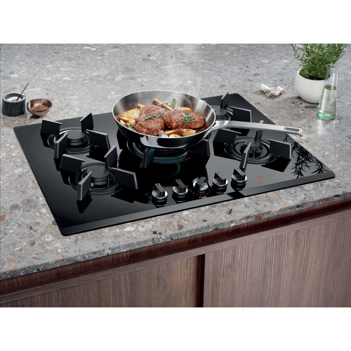 EAN 7332543834037 - Electrolux KGG75362K Negro Integrado 75 cm Encimera de gas 5 zona(s) imagen 7