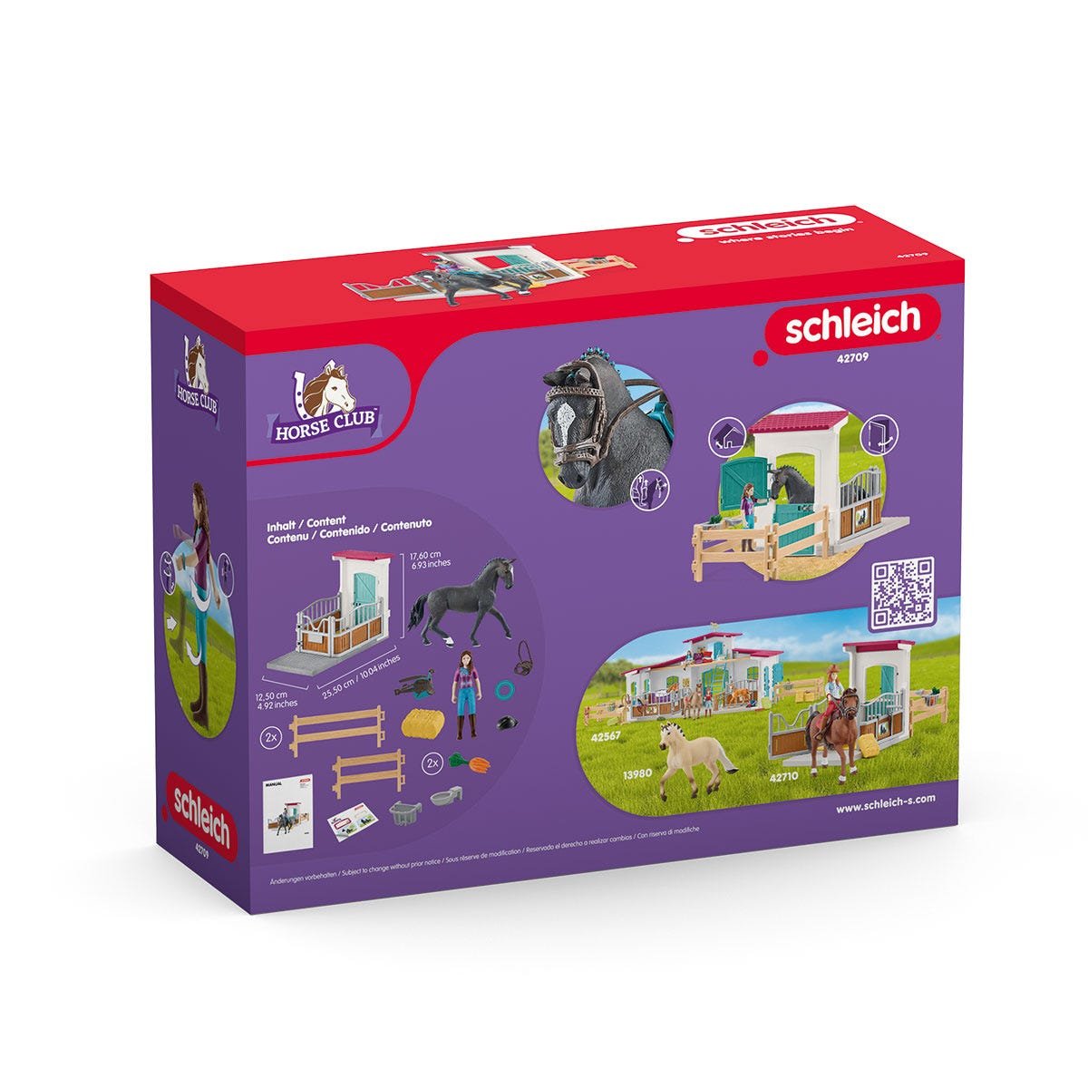 Casa De Caballos Schleich Horse Club Con Lisa Y Storm, 42709
