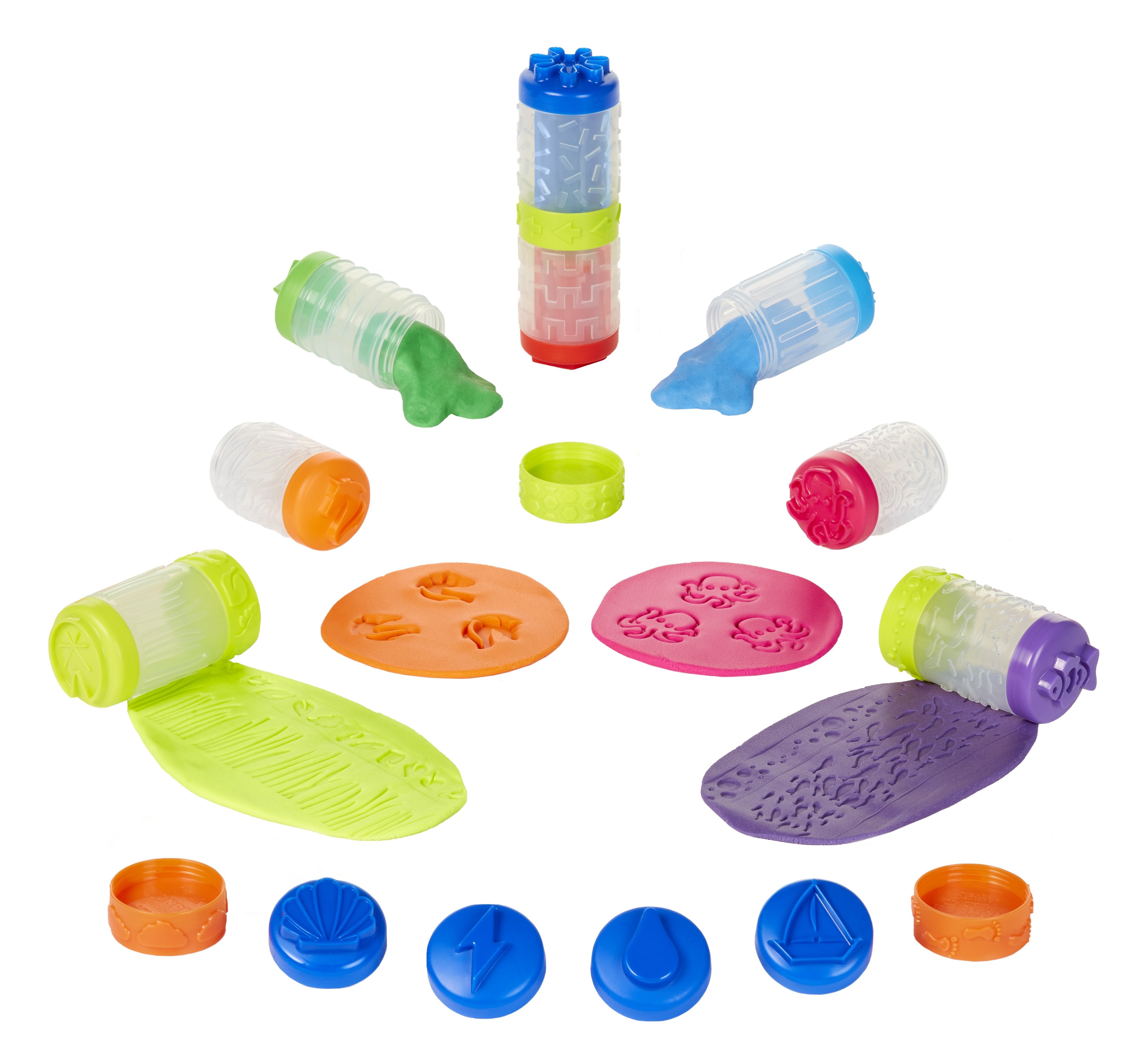 EAN 0035051595137 - MGA Entertainment Wonder Factory Never Dry Dough Mega Box Set Pasta para modelar 456 g Multicolor 8 pieza imagen 4