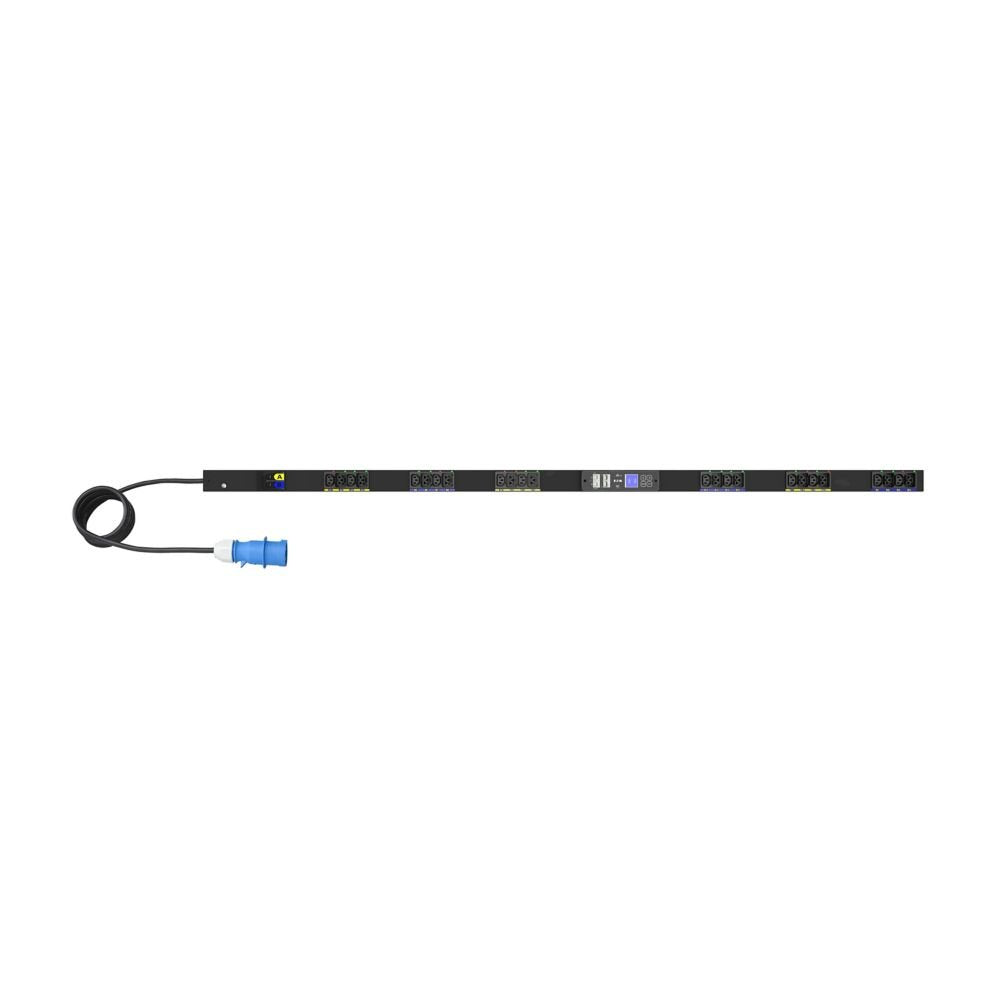 Eaton Managed Rack Pdu Evmaf132a G4 Unidad De Distribución De Potencia (Montaje En Bastidor) Ca 200-240 V 7400 Vatios 1 Fase Input: Iec 60309 32a Conectores De Salida: 24 (12 X Iec 60320 12 De Iec 60320 C39) 0u 3 M Cable Negro