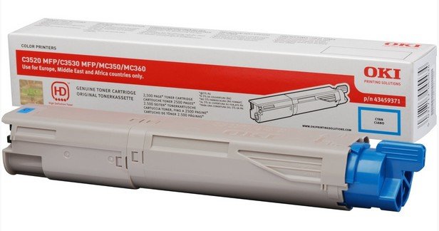 Toner Original Oki 43459371 Cyan - 43459371 Pag-2500