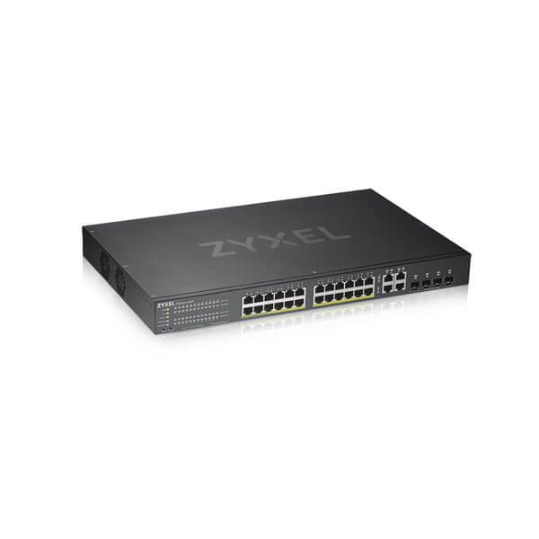 Switch 24 Ptos Zyxel Gs192024hpv2-Eu0101f  24xgigabit Poe 375w+4xrj45-Sfp/Smart L2/Qos Gs192024hpv2-Eu0101f