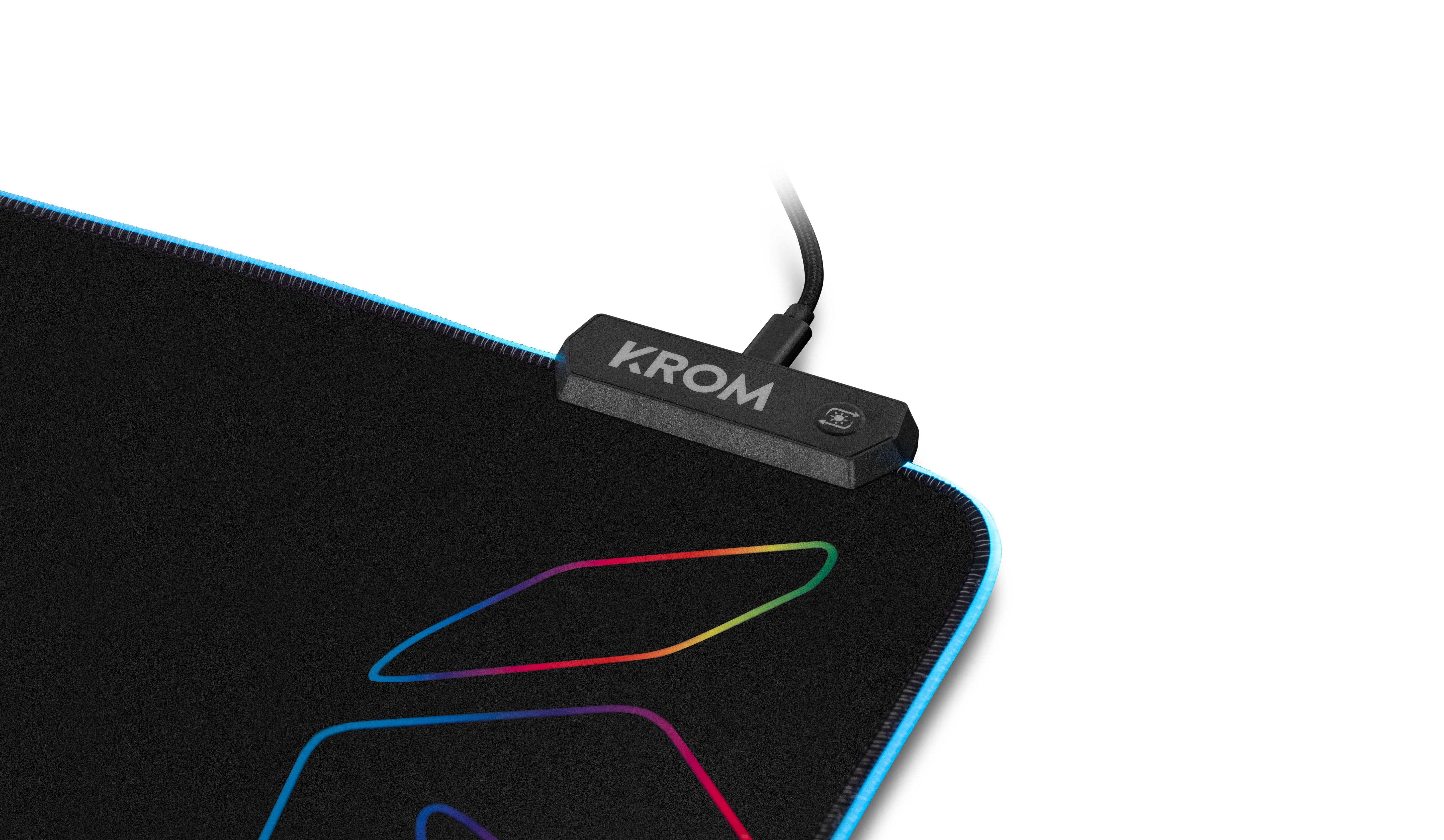 Krom Alfombirlla Gaming Knout Rgb (Nxkromkntrgb)
