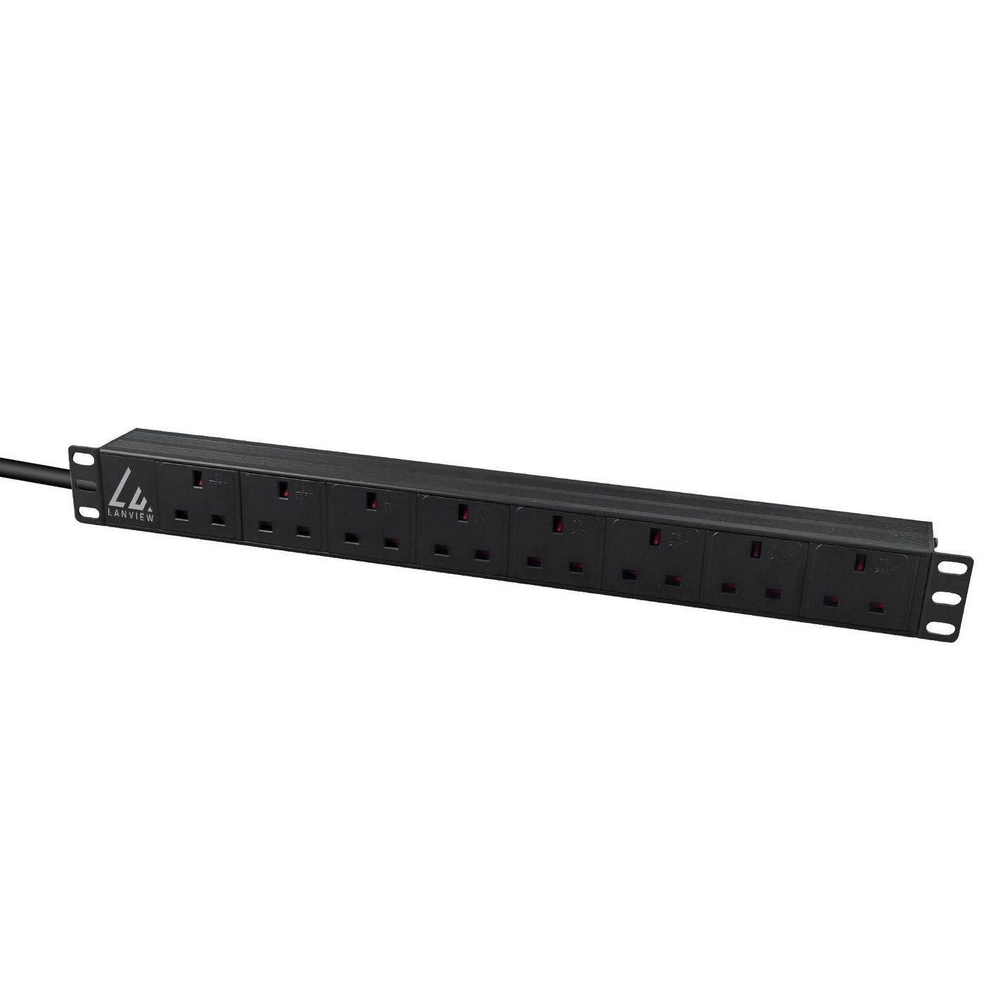 Lanview Lvr-3muk-Spd-Uk8 Unidad De Distribución De Energía [Pdu] 8 Salidas Ac 1.4u Negro