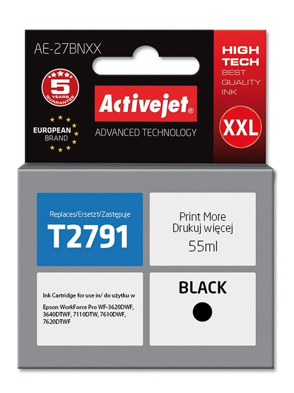 EAN 5901443106159 - Activejet AE-27BNXX cartucho de tinta 1 pieza(s) Compatible Alto rendimiento (XL) imagen 1