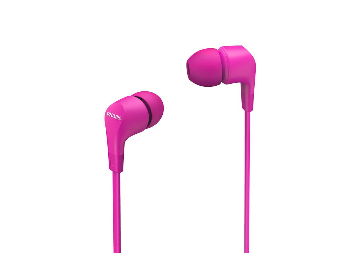 Philips Auricular Tae1105pk Intrauditivo Rosa