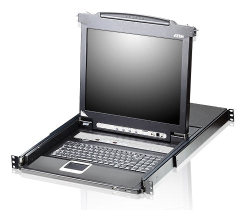 EAN 4710469345128 - ATEN CL5708M consola de rack 43,2 cm (17") 1280 x 1024 Pixeles Metal, Plástico Negro 1U imagen 1