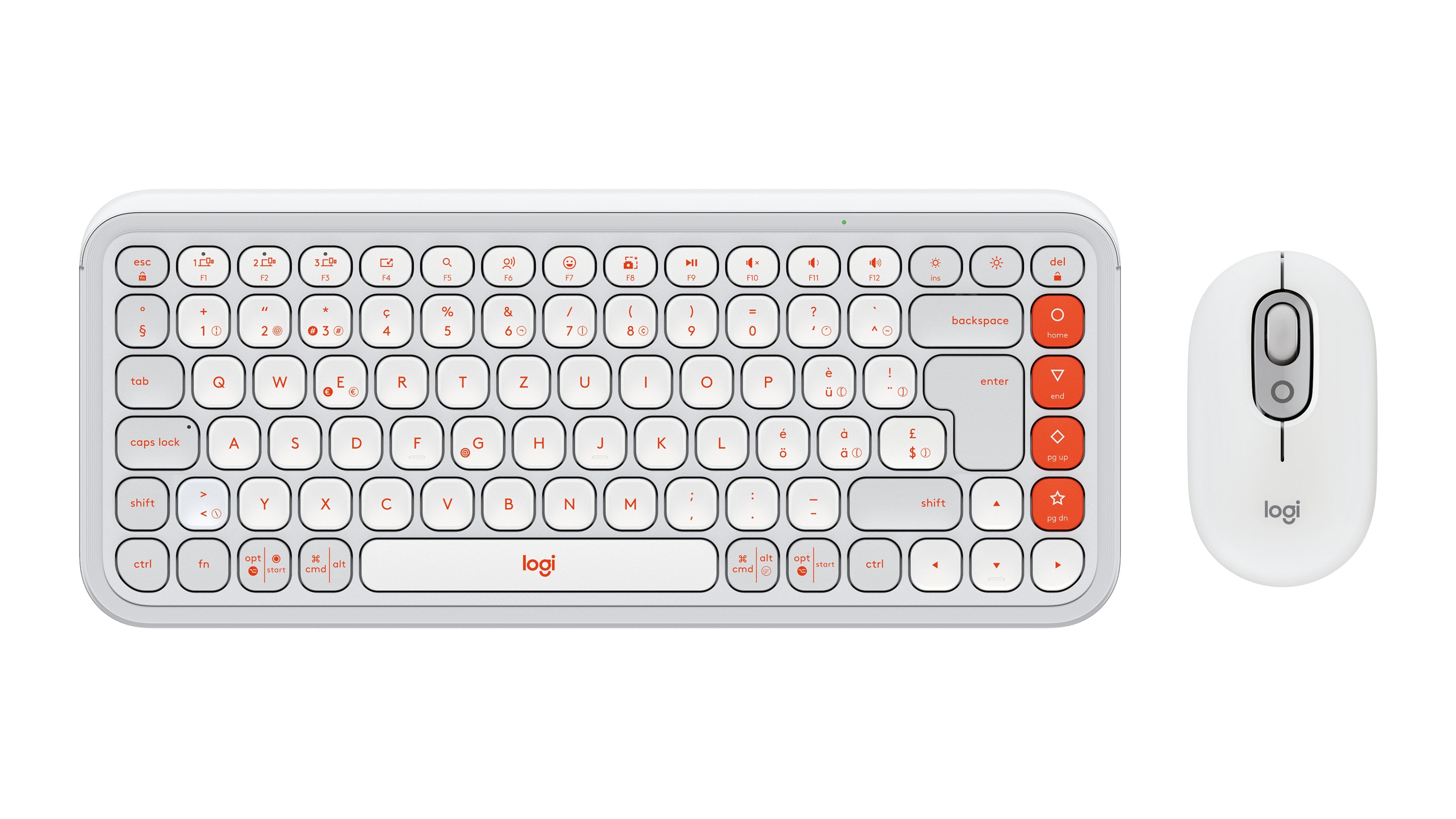 EAN 5099206128309 - Logitech 920-013276 teclado Ratón incluido Universal Bluetooth QWERTZ Suizo Blanco imagen 1