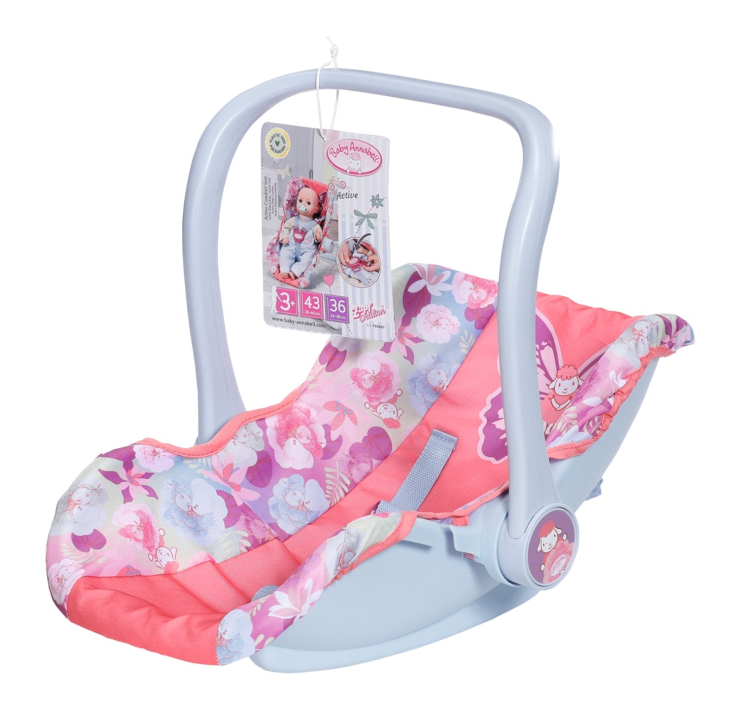 Muñeca Zapf Creation Baby Annabell® Active Babyschale, Puppenmöbel 706657