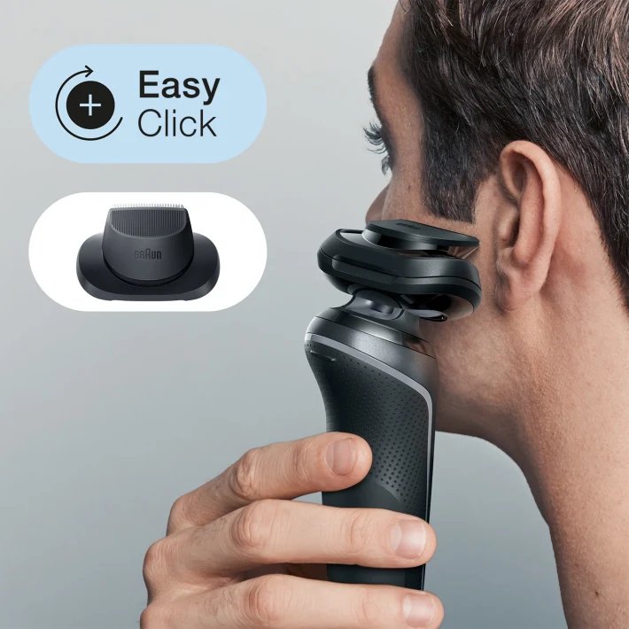 Máquina De Afeitar Braun Series 6 61-N1200s  De Láminas Recortadora Negro