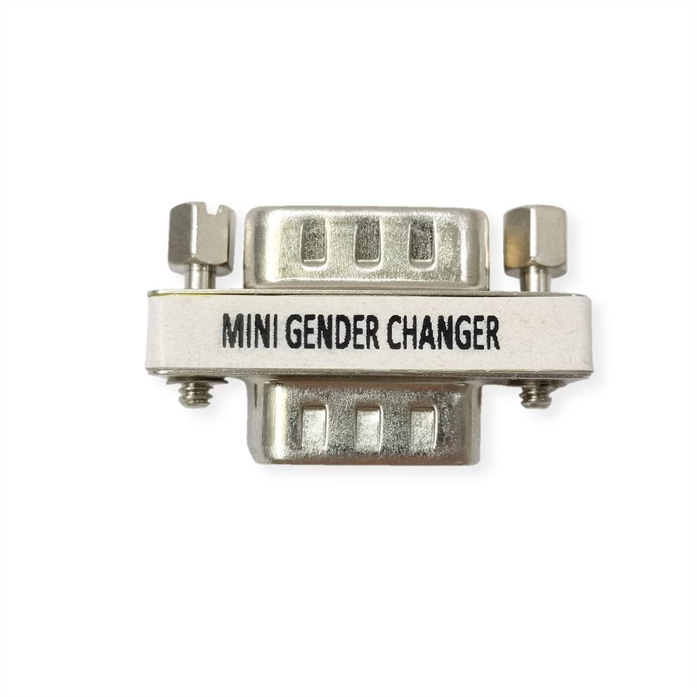 Value Mini Gender Changer, 9pol. Stecker-Stecker
