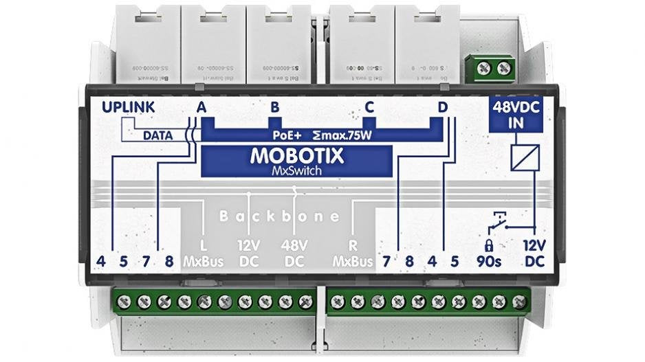 EAN 4047438028882 - Mobotix MxSwitch Energía sobre Ethernet (PoE) Gris imagen 1