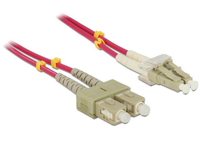 Delock 84683 Cable De Fibra Óptica Lc > Sc Multimodo Om4 5 M