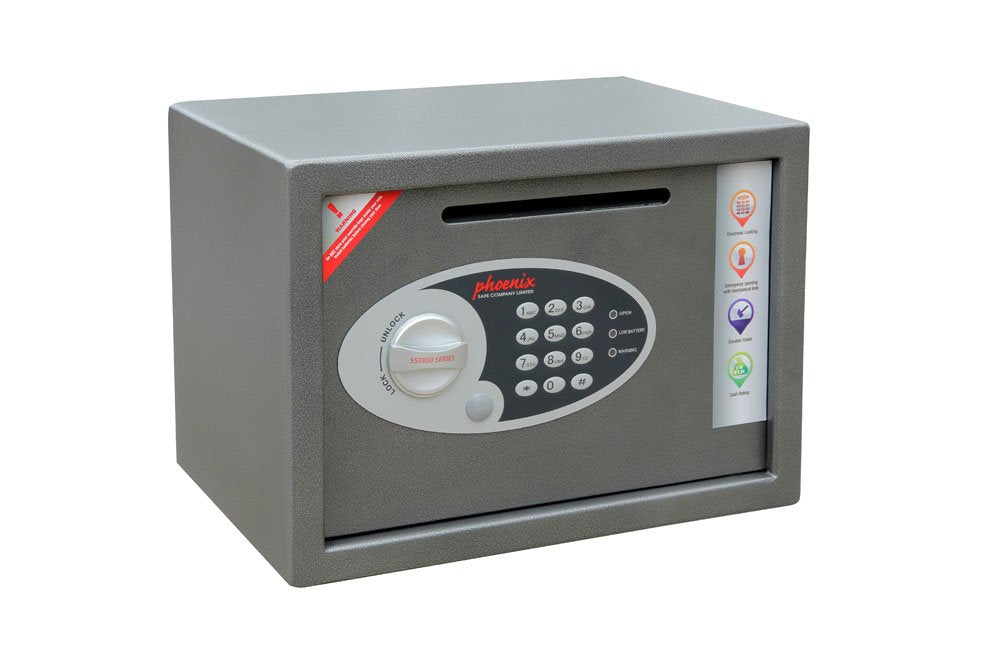 EAN 5032548003460 - Phoenix Safe Co. SS0802ED caja fuerte 17 L Acero Grafito, Metálico imagen 4