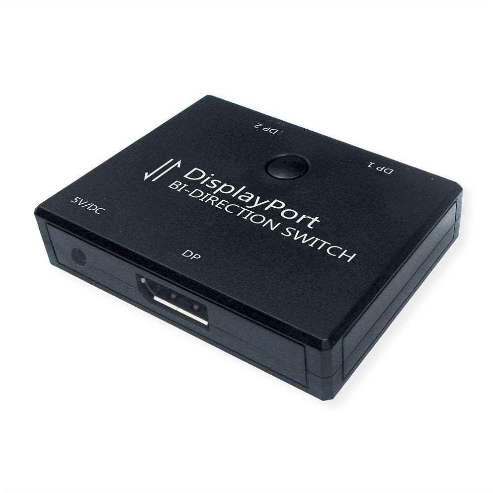 Value 4k Displayport Switch, 2fach, Bidirektional