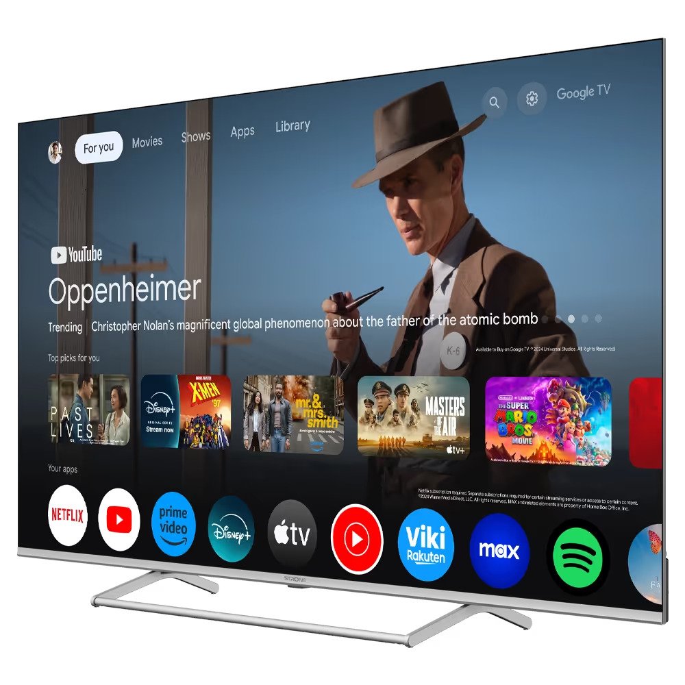 Televisor Strong Qled 4k Smart Google  65" Srt65ug8773c