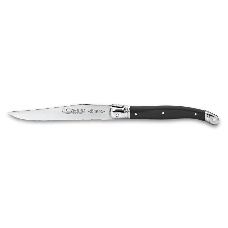 3 Claveles - Set De 4 Cuchillos Chuleteros 11.5 Cm. Gama Bistro. Ref. 01481