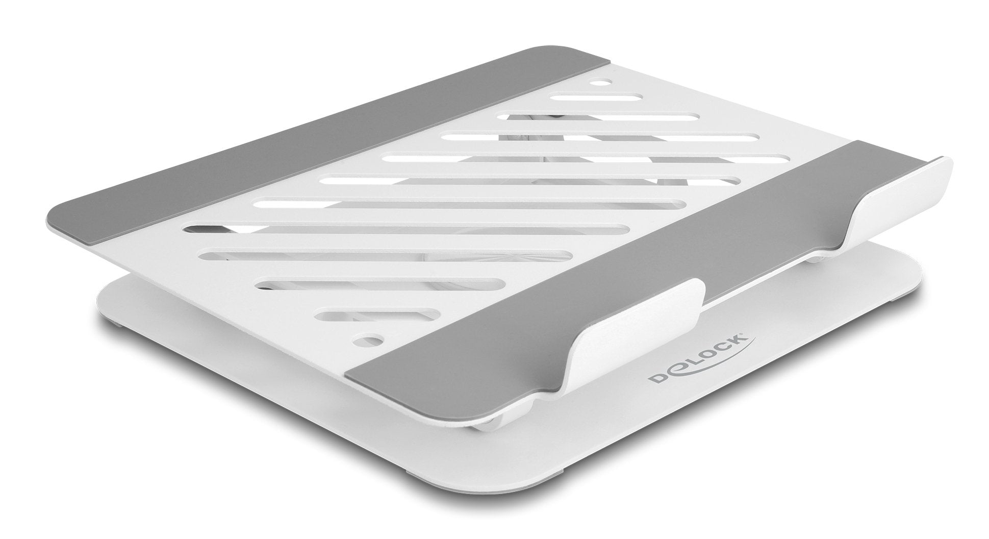 Delock 18455 Soporte Para Tablet Y Portátil De Aluminio Ajustable - 360° Giratorio