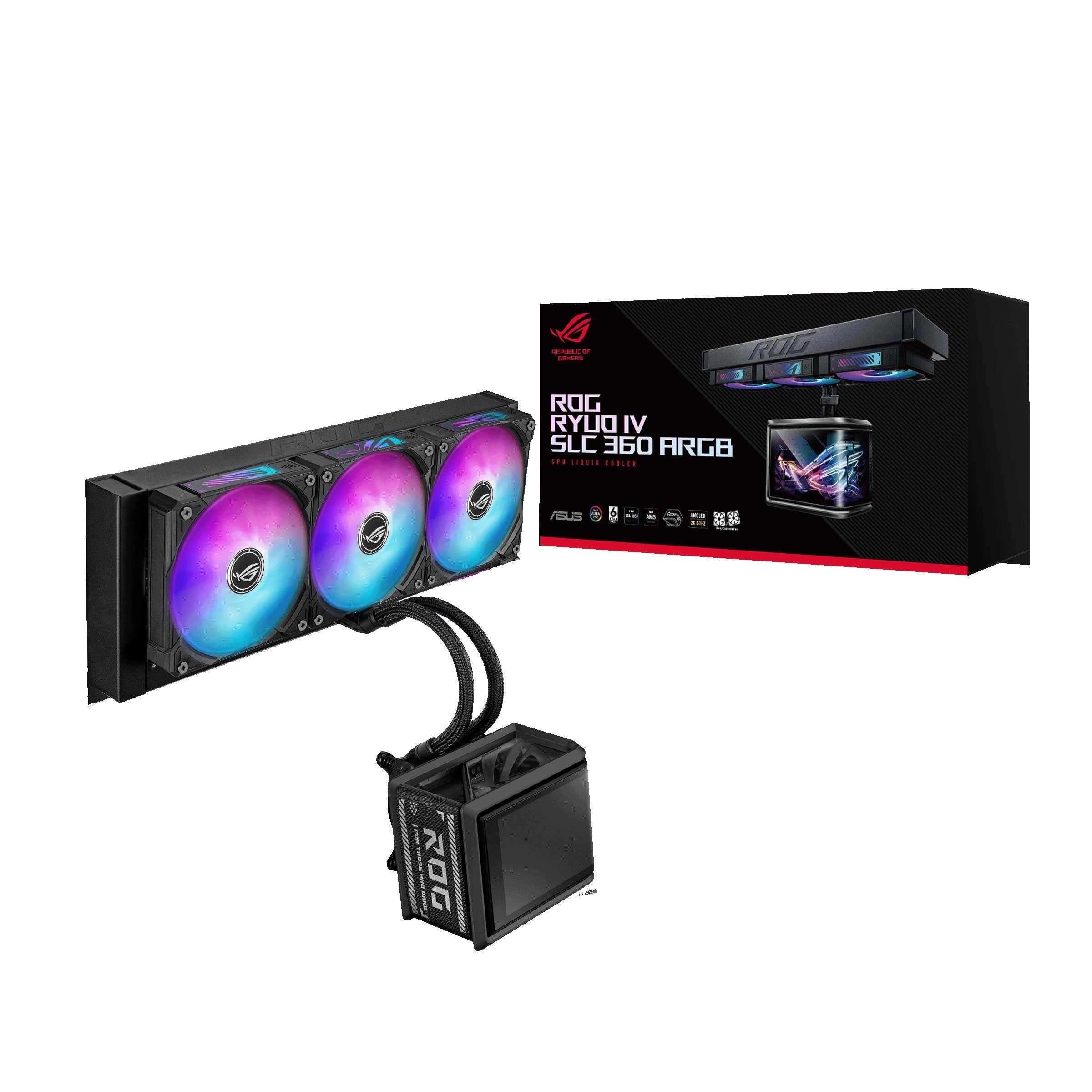 EAN 4711387850657 - ASUS ROG Ryuo IV SLC 360 ARGB Procesador Sistema de refrigeración líquida todo en uno 12 cm Negro imagen 22