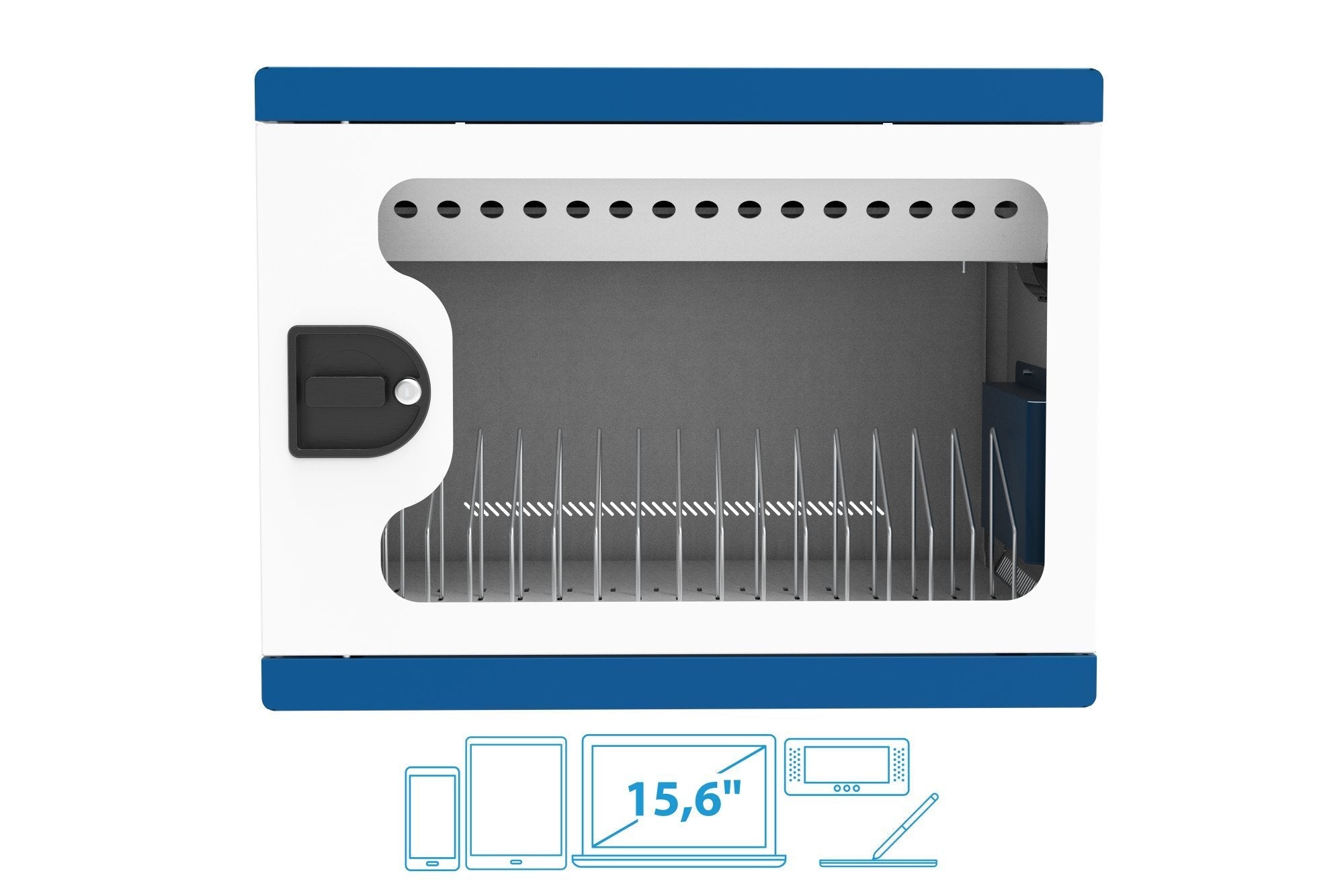 Goodconnections Gemma N16 Notebook-Ladeschrank Weiss Blau