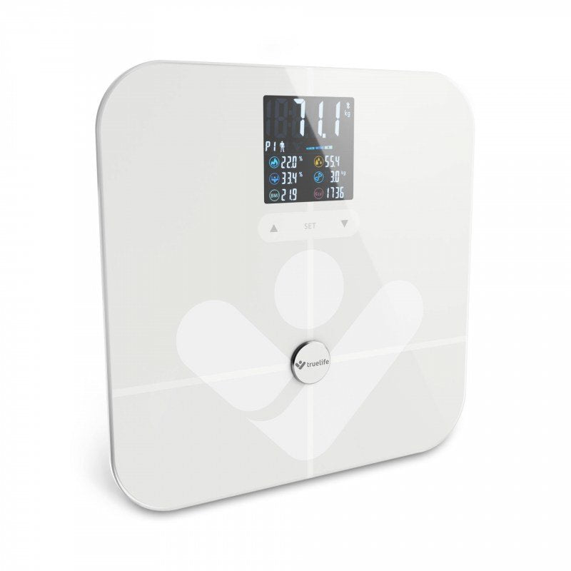 Truelife Tlfsw7btw Báscula De Baño Plaza Blanco Electrónica Max. 180 Kg Retail