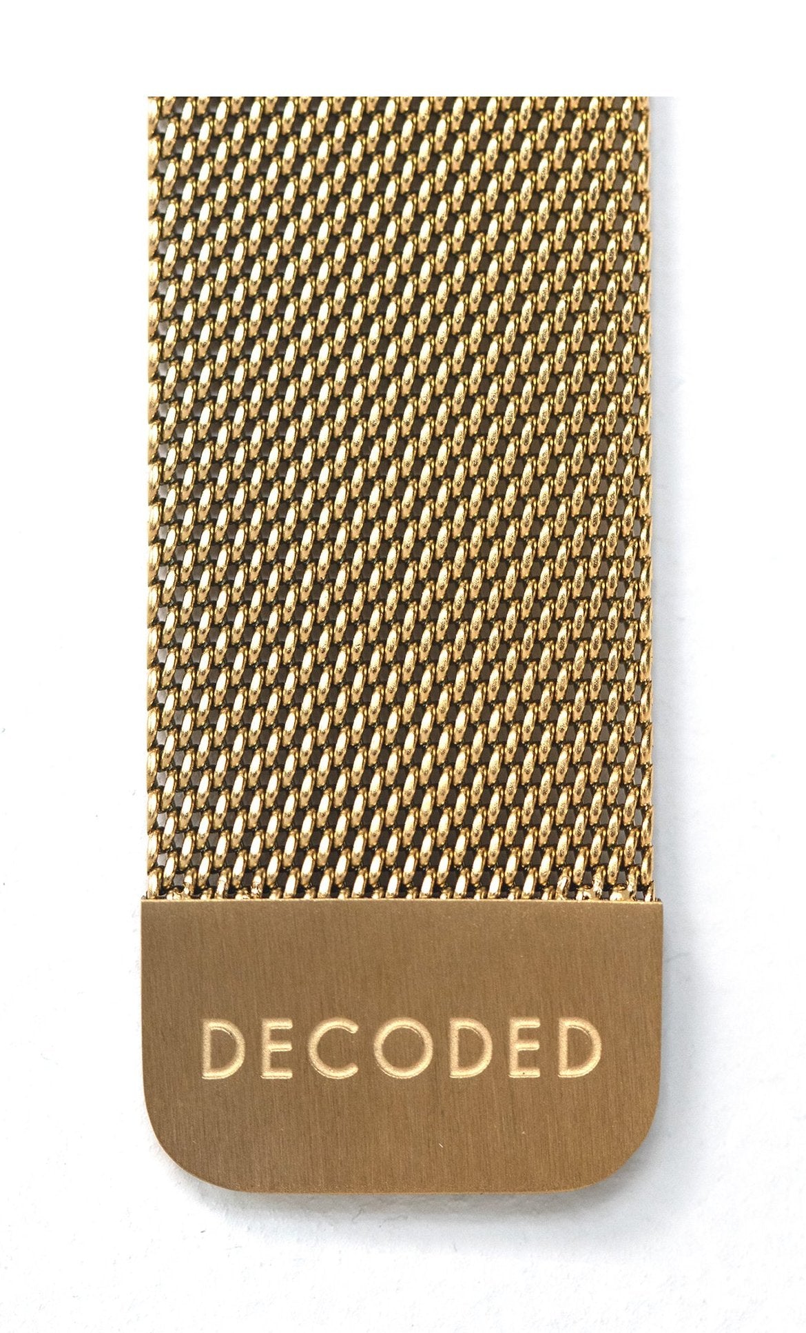 Decoded Traction Strap Correa Oro Acero Inoxidable