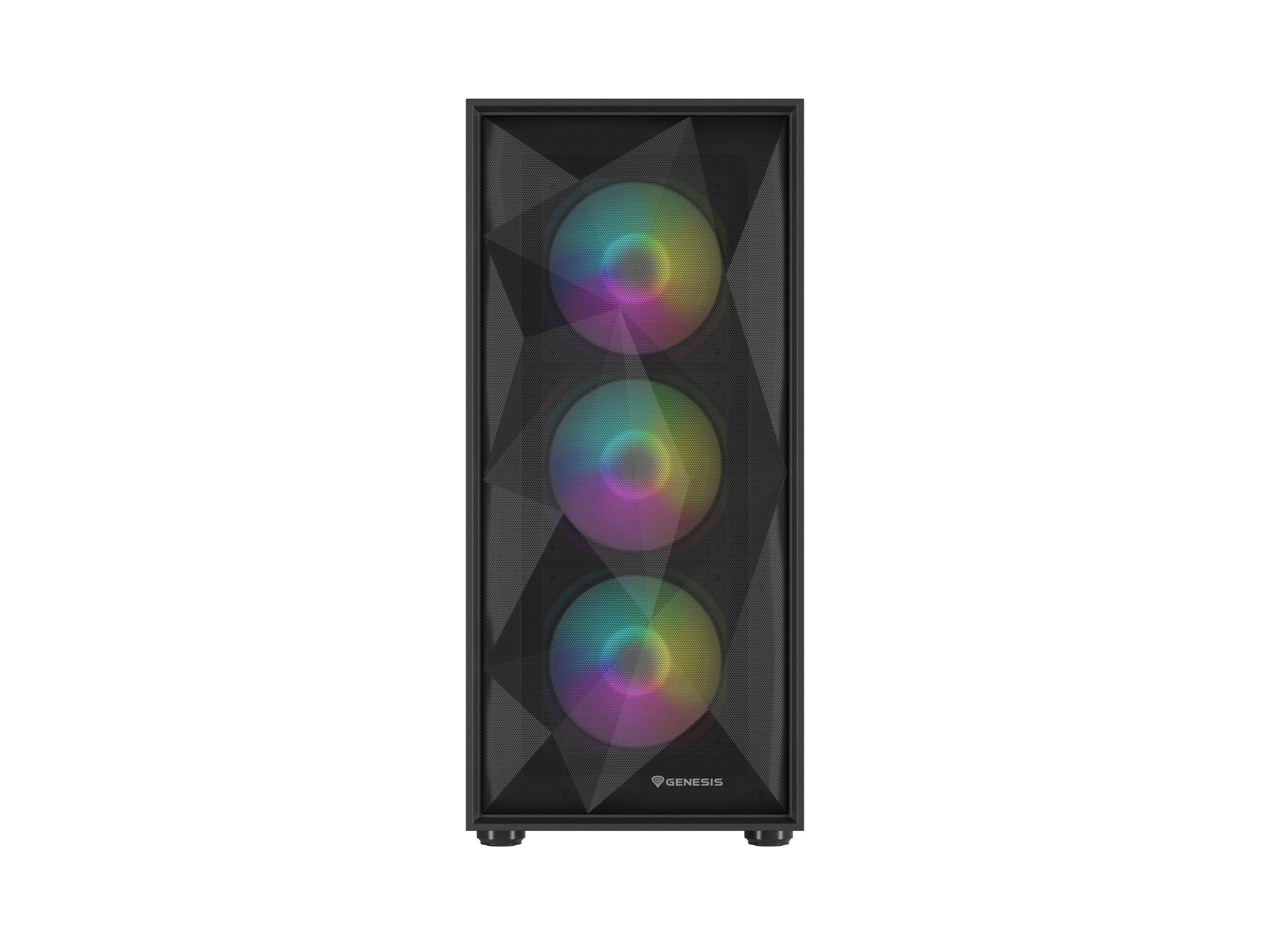 EAN 5901969444537 - GENESIS Diaxid 605 ARGB Midi Tower Negro imagen 6
