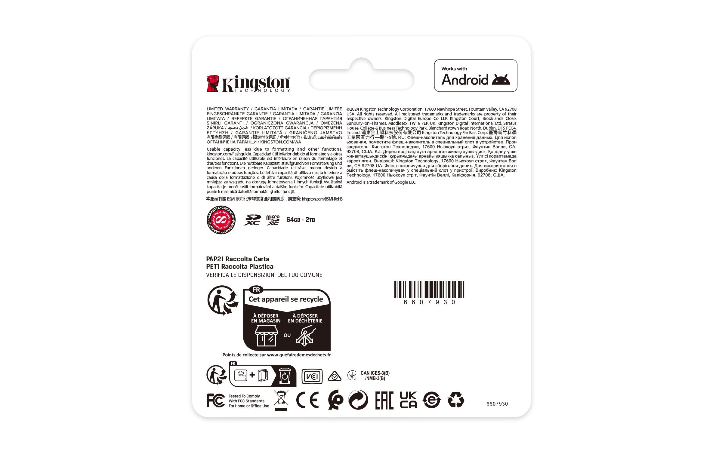 EAN 0740617348316 - Kingston Technology Canvas Select Plus Gen3 SD Clase 10 imagen 4