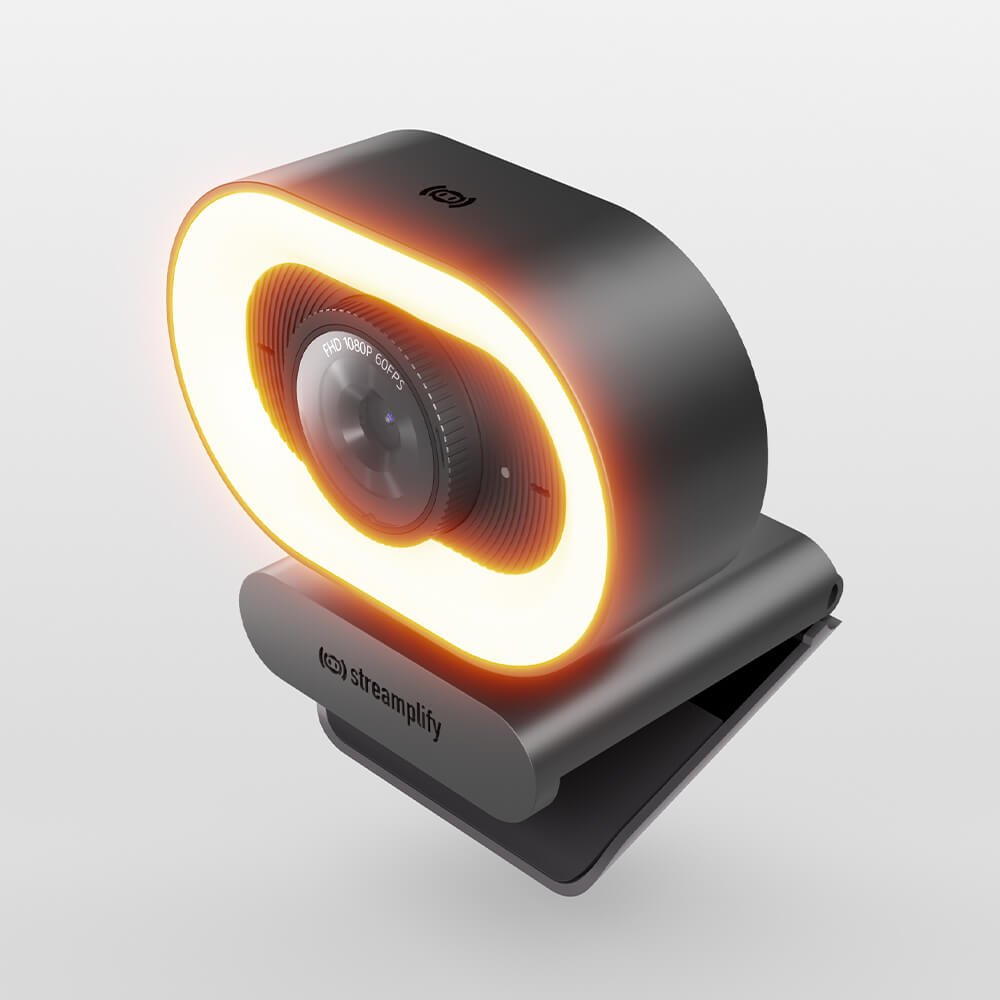 Webcam Streamplify Cam Plus Fullhd 60fps With Ring Light -